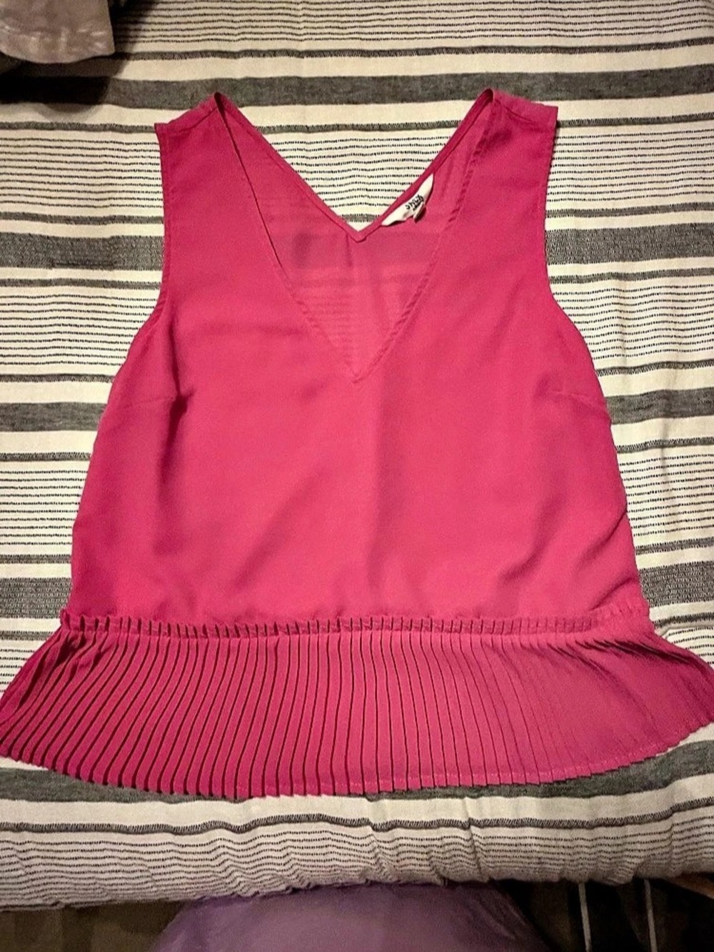 Pink Pleated Mini Dress Like New